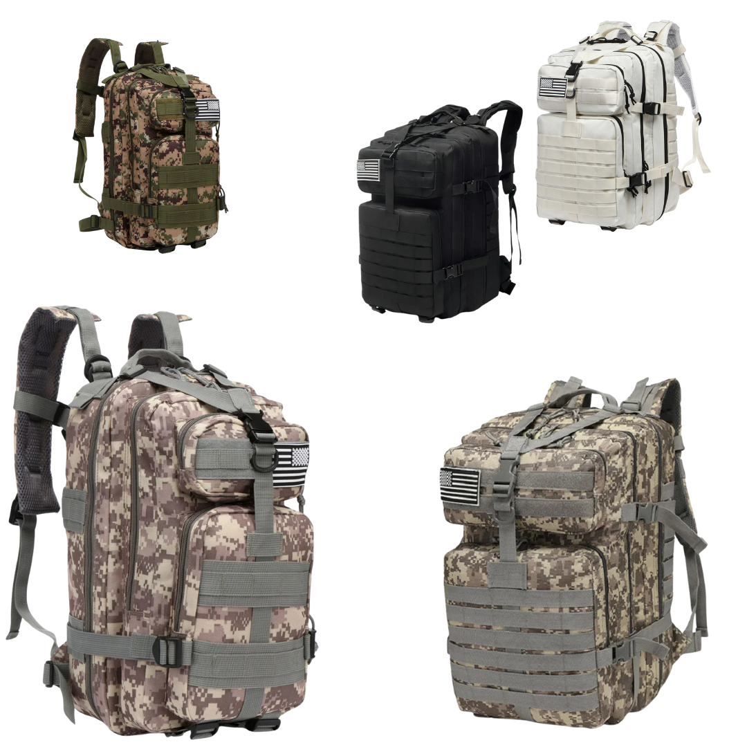 TrailPro Mochila Táctica Commando 30L+ Mochila para Acampar, Pescar y Cazar