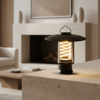 Linterna Portátil Recargable para Exteriores - Luz Cálida Ajustable para Espacios al Aire Libre
