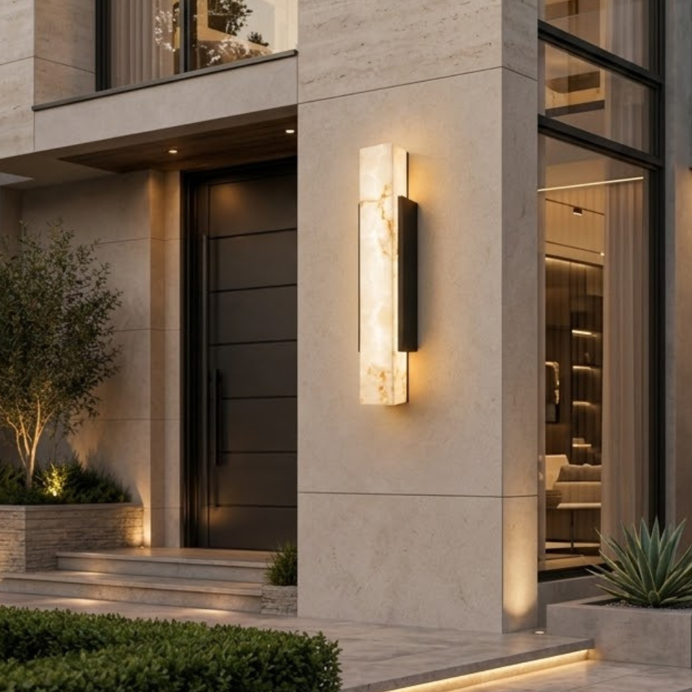 Luz de Pared Exterior Duradera - Aplique LED Integrado con Clasificación IP65