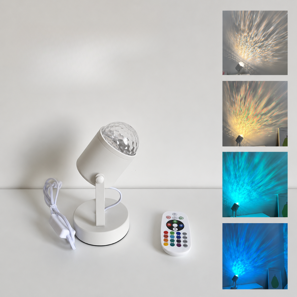 Cascade | Lámpara de Mesa RGB Dinámica Artística para Dormitorio y Sala de Estar