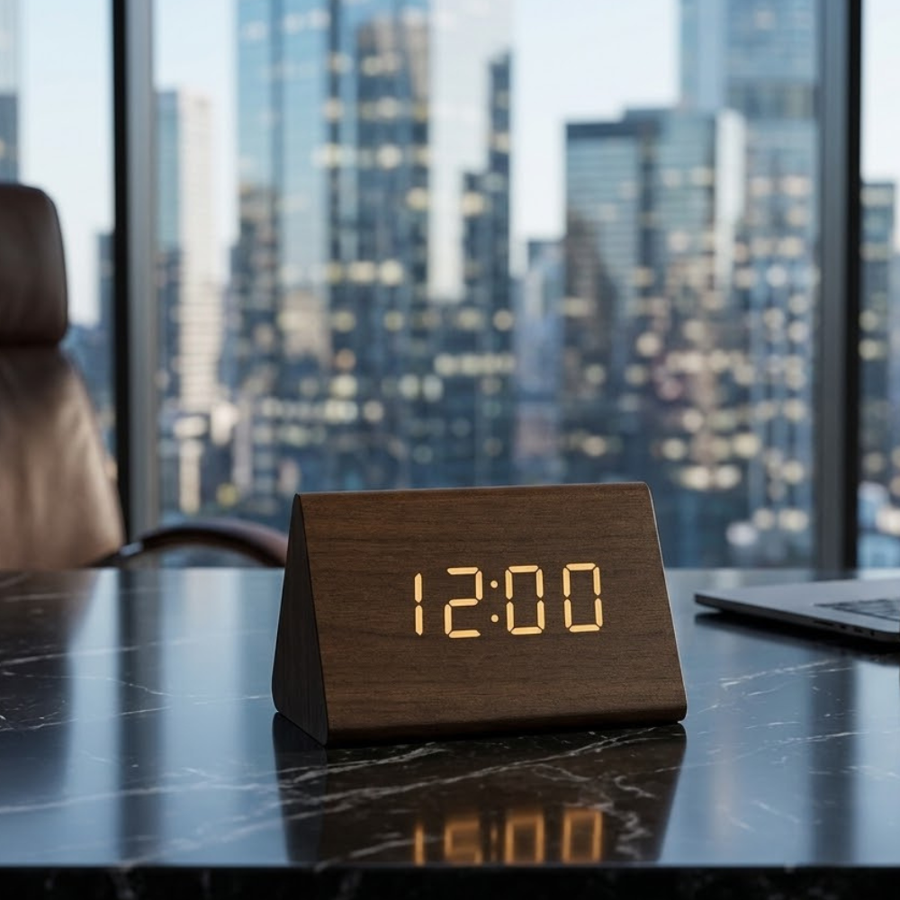 EloraClock - Reloj Despertador Digital con Control de Sonido y Pantalla HD