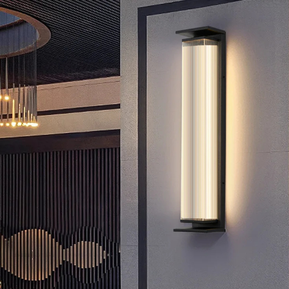Luz de Pared Moderna para Exteriores | Aplique de Pared LED de Acero Inoxidable Impermeable para Iluminación de Patio y Porche