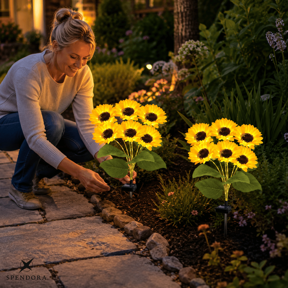 SunGlow — Lámparas de girasol solar | 50% DESCUENTO