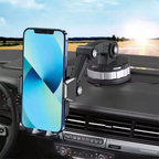 Soporte para Móvil FlexMount para Auto | Fuerte Ventosa | Rotación 360° | Uso con una Mano
