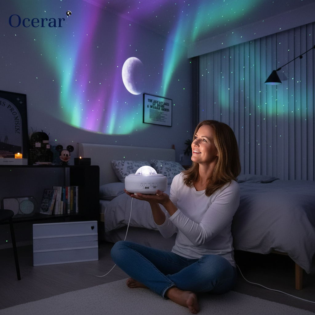 AuroraBeam – Proyector Mágico de Auroras Boreales | 50% DESCUENTO