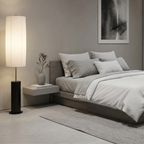 Kiyora | Elegante Lámpara de Pie LED Japonesa Moderna Wabi Sabi para Sala de Estar