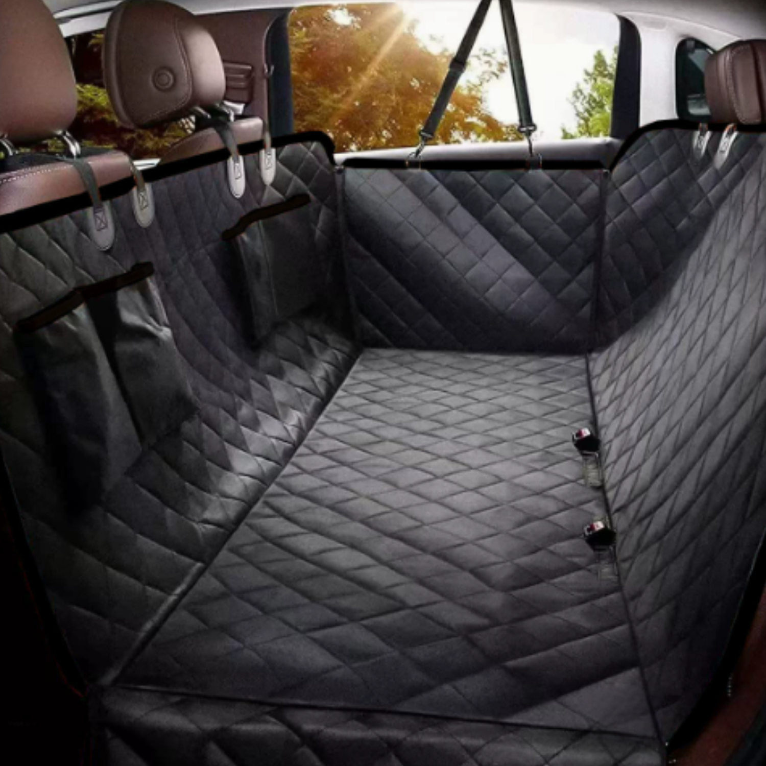 PawRide Funda para Autos de Perros | Diseño 6 en 1 | Impermeable y Antideslizante | Para Auto, SUV y Camión