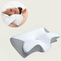 Cojín Anti-Snoring | Soporte Ergonómico para Cuello y Cabeza | Blanco