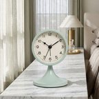 Reloj de Alarma Vintage Clásico | Movimiento de Cuarzo Silencioso con Luz de Fondo para un Sueño Tranquilo