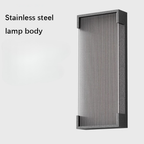 Luz de Pared Exterior Elegante - Aplique LED Regulable de Acero Inoxidable