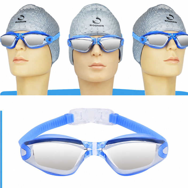 Gafas de natación para triatlón con protección UV y anti-vaho sin fugas