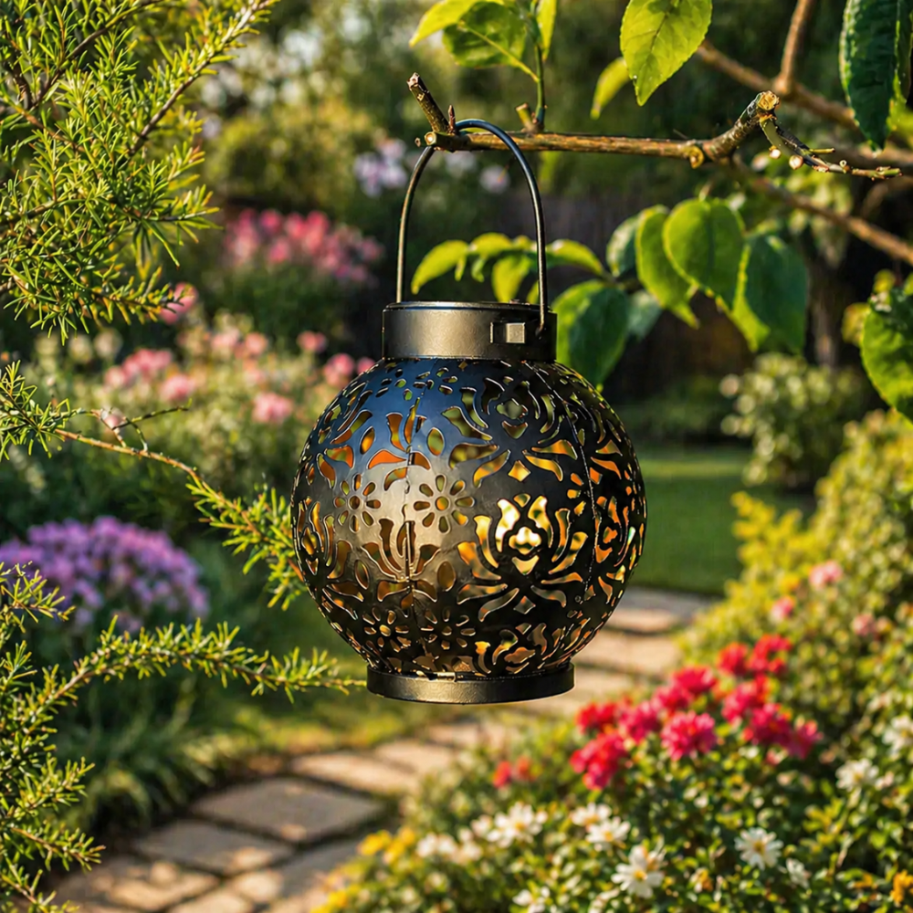 Lámpara Solar Elegante - Lámparas Solares Colgantes para Decoración de Jardín o Patio