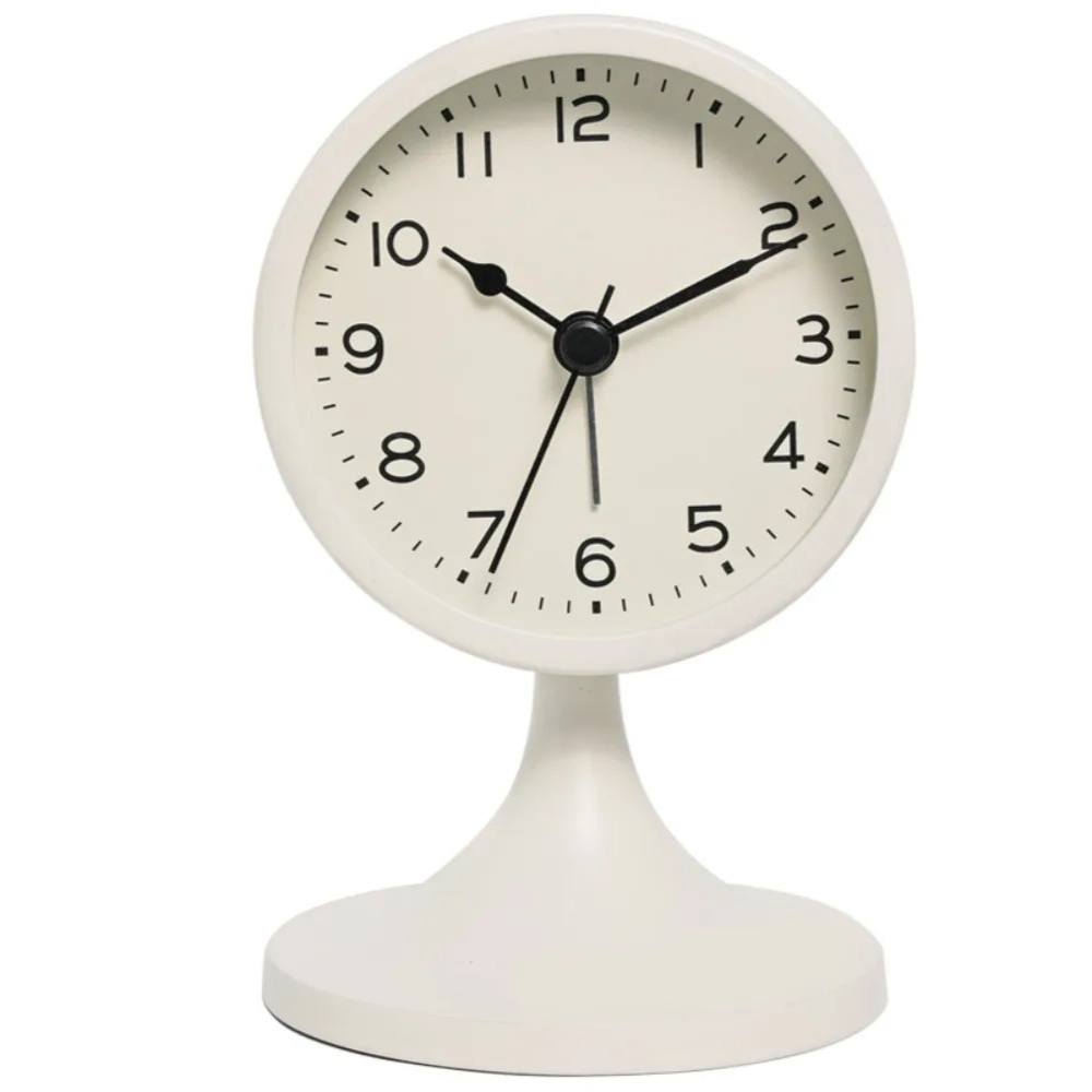 Reloj de Alarma Vintage Clásico | Movimiento de Cuarzo Silencioso con Luz de Fondo para un Sueño Tranquilo