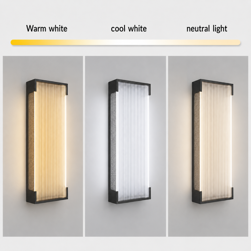 Luz de Pared Exterior Elegante - Aplique LED Regulable de Acero Inoxidable