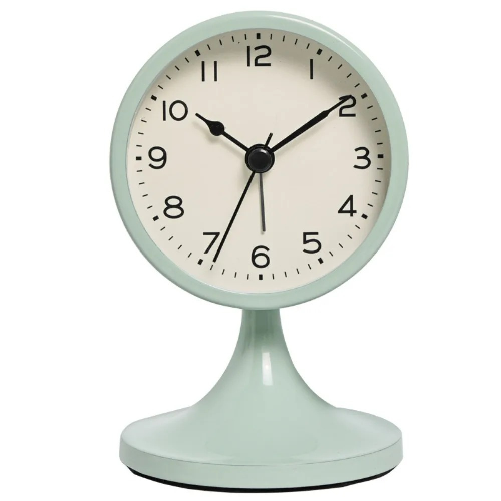 Reloj de Alarma Vintage Clásico | Movimiento de Cuarzo Silencioso con Luz de Fondo para un Sueño Tranquilo