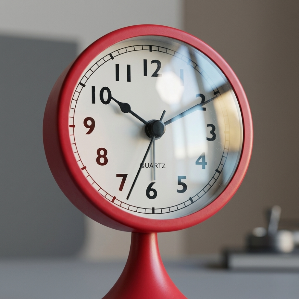 Reloj de Alarma Vintage Clásico | Movimiento de Cuarzo Silencioso con Luz de Fondo para un Sueño Tranquilo