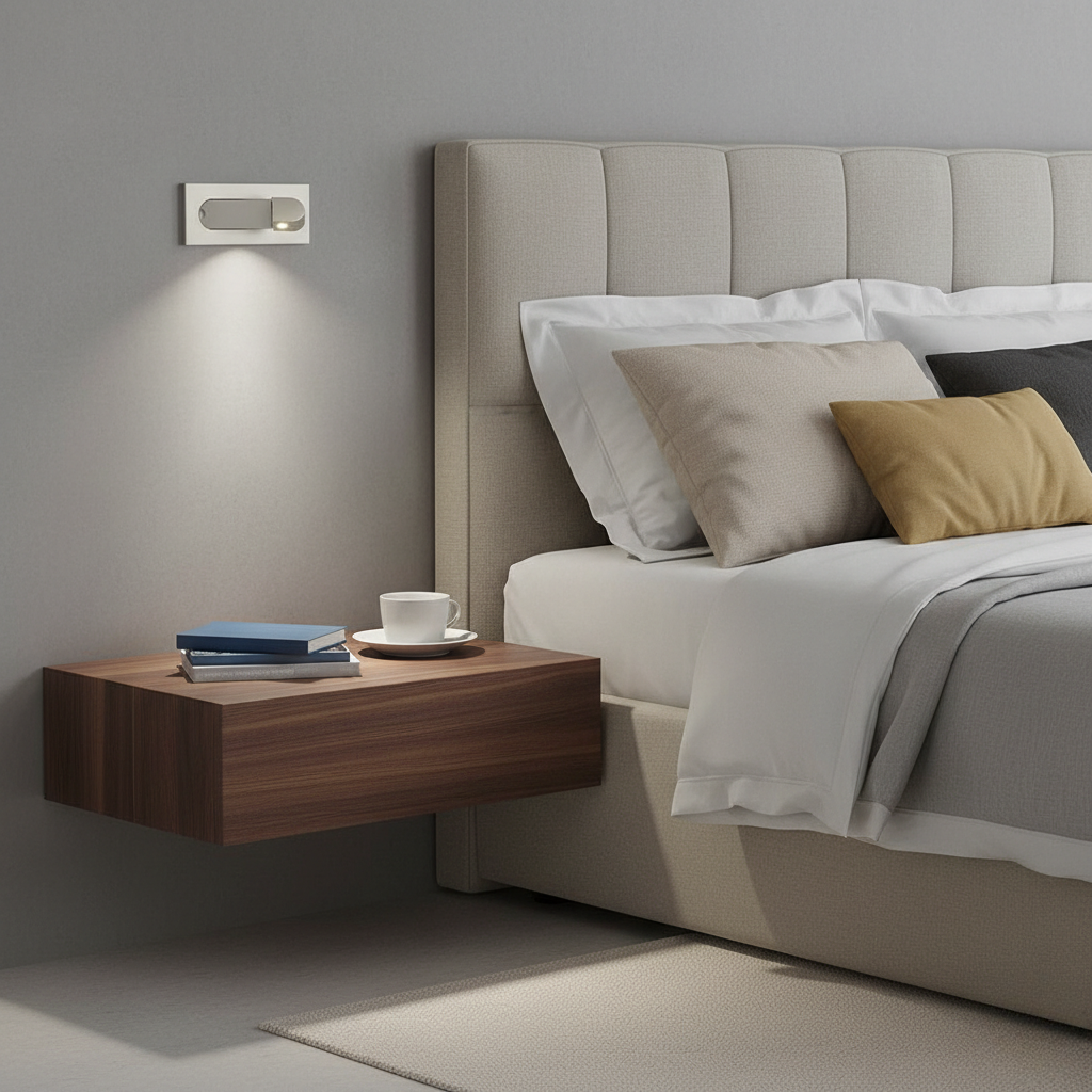 Aplique de Pared Ajustable Moderno para Luz de Noche y Lectura