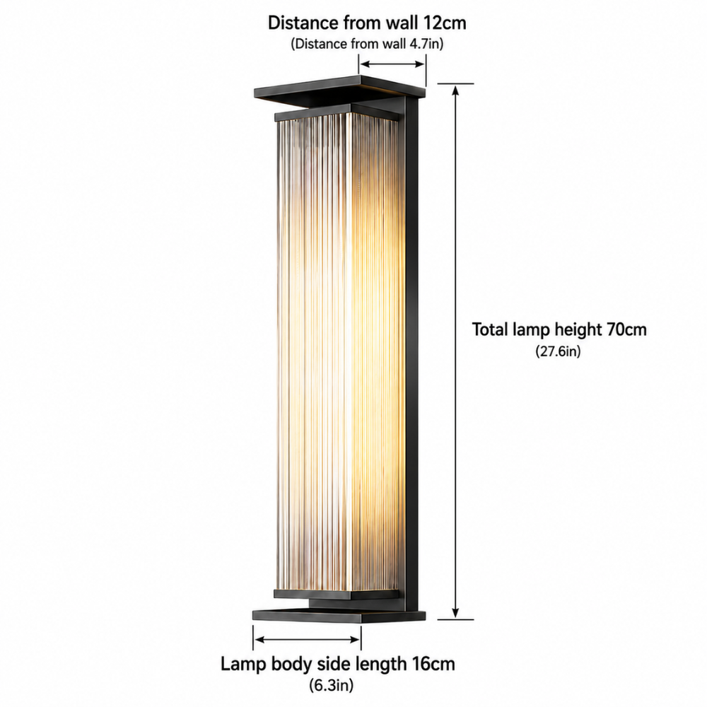 Luz de Pared Moderna para Exteriores | Aplique de Pared LED de Acero Inoxidable Impermeable para Iluminación de Patio y Porche