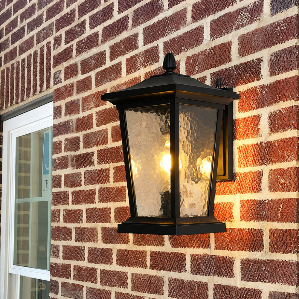 Luz de Pared Exterior Industrial - Aplique LED de Aluminio Impermeable para Patio o Porche