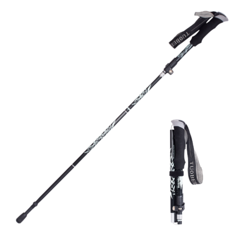 Bastones de trekking plegables para senderismo y aventuras al aire libre