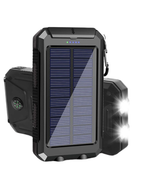 Batería Externa Solar de 100000mAh, Cargador Impermeable