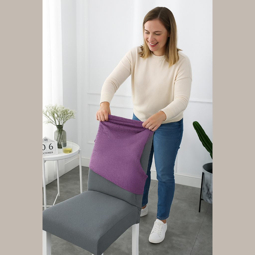 StuhlGlanz™ – Protección elegante para cualquier silla | 2+2 GRATIS