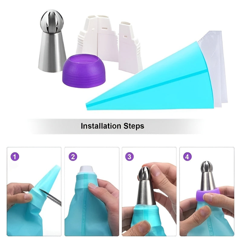 TortenMeister 22 piezas - Decoraciones de pasteles impresionantes sin esfuerzo para cualquier ocasión | 50% DESCUENTO