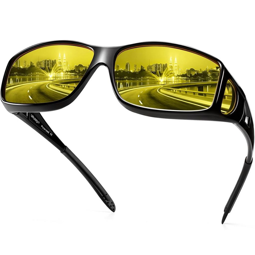 Lisslune | Gafas de Conducción Polarizadas de Visión Nocturna Jeremy – Gafas Antirreflejo para una Conducción Nocturna más Segura