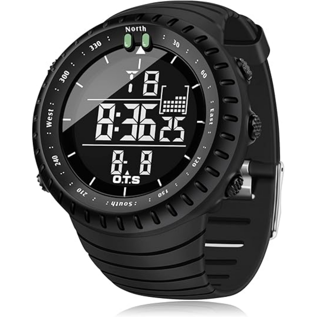 Kalsten | Reloj Deportivo Digital Impermeable para Hombre Henry – A Prueba de Golpes, Táctico y con Retroiluminación LED