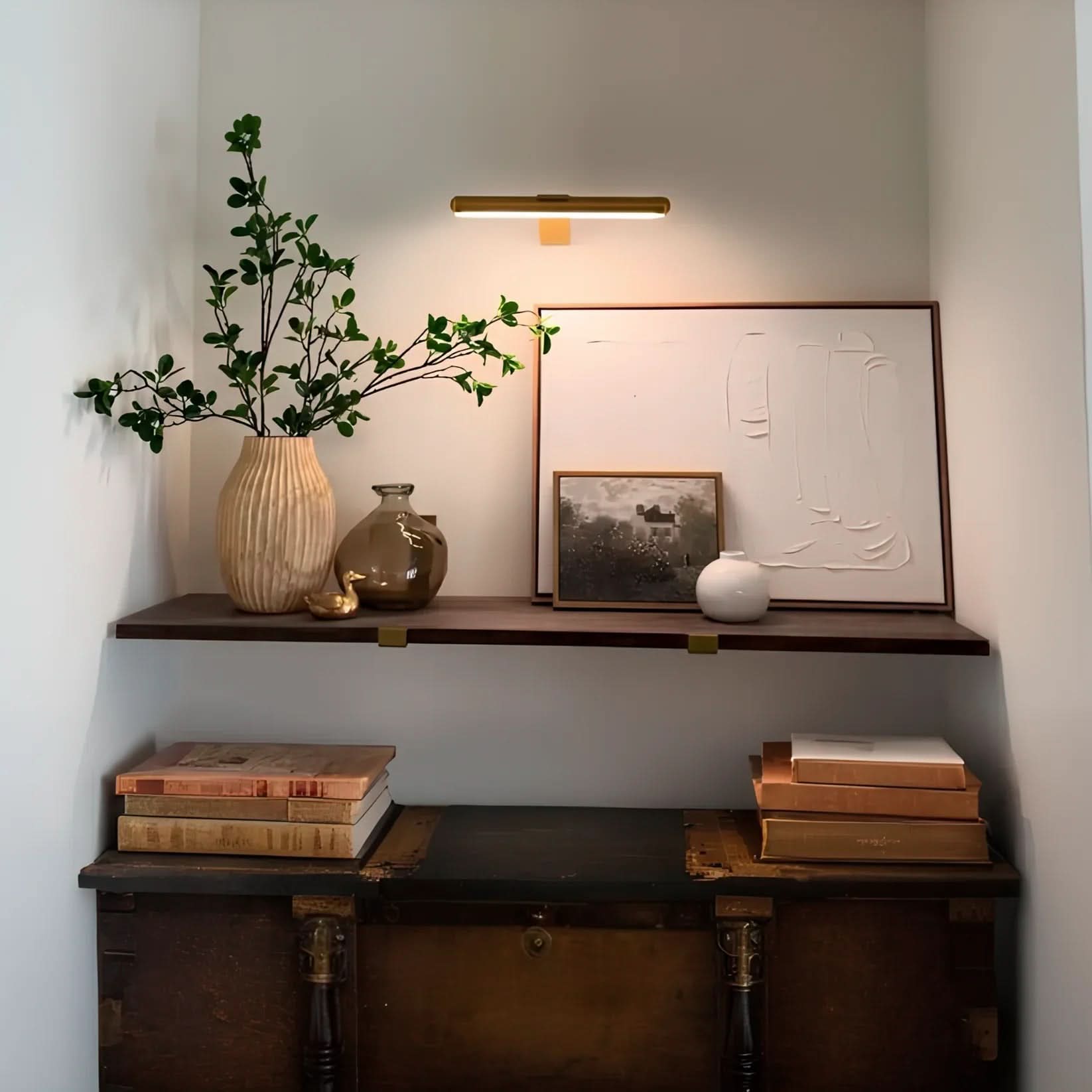 KILA Lámpara de Pared de Arte Iluminación Brillo Ajustable Luz Rotativa 360 Grados