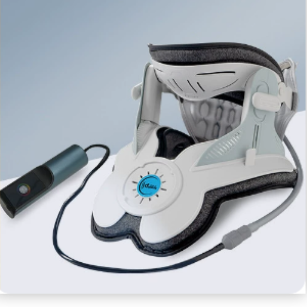 Lisslune | Estirador de Cuello para Alivio del Dolor - Dispositivo de Tracción Cervical Ajustable Ideal para la Tensión y el Incomodidad del Cuello