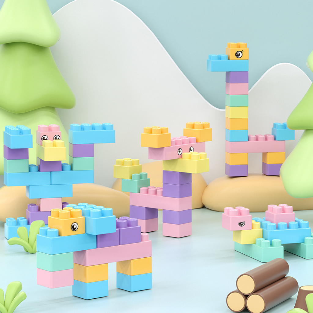 Set de Mesa de Construcción Creativa – Mesa de Juego con 500 Piezas de Bloques