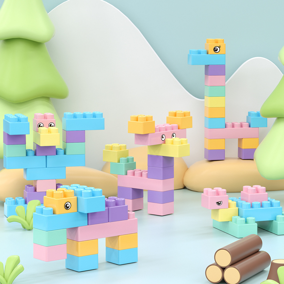 Set de Mesa de Construcción Creativa – Mesa de Juego con 500 Piezas de Bloques