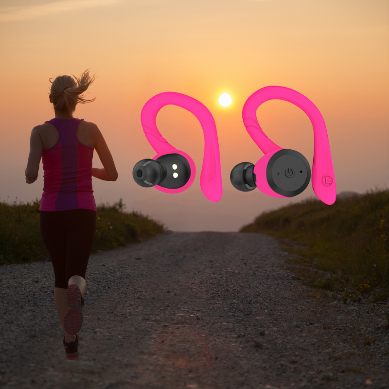 BowLift | Auriculares Deportivos Impermeables AudioActive – 20 Horas de Reproducción y Bluetooth