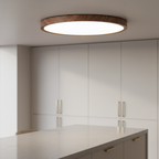 Luz de Techo Montada Ethos - Diseño Japandi Ultra Delgado, Brillo LED Suave