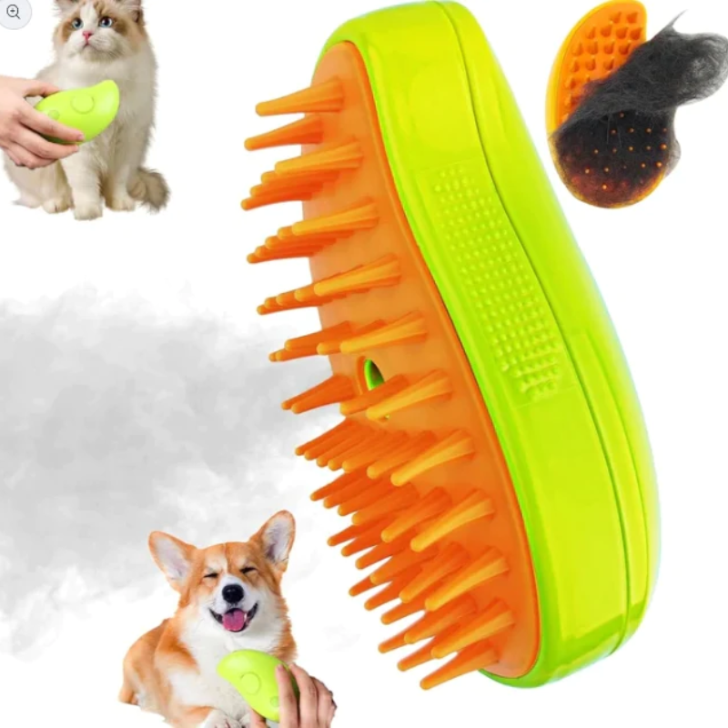 Cepillo de vapor multifuncional para el cuidado perfecto de tu mascota