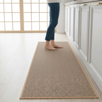 PureStep - Alfombra de Cocina Tejida con Respaldo de Goma Antideslizante, Lavable y Absorbente de Agua para Decoración Moderna del Hogar