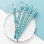 DineLux – Lujoso juego de palillos con elegantes diseños (5 pares)