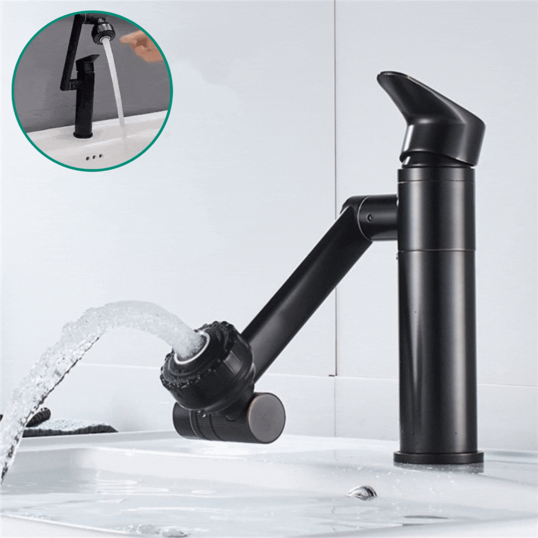 FLEXISPOUT – Grifo flexible 360° con función de rociado para lavabo