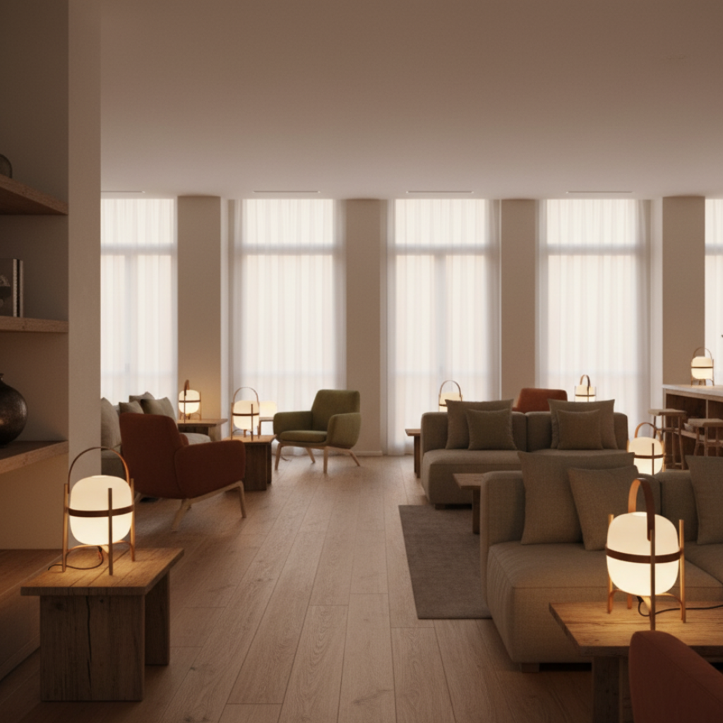 LUME | Lámpara de Linterna Vintage Elegante para Sala de Estar y Dormitorio
