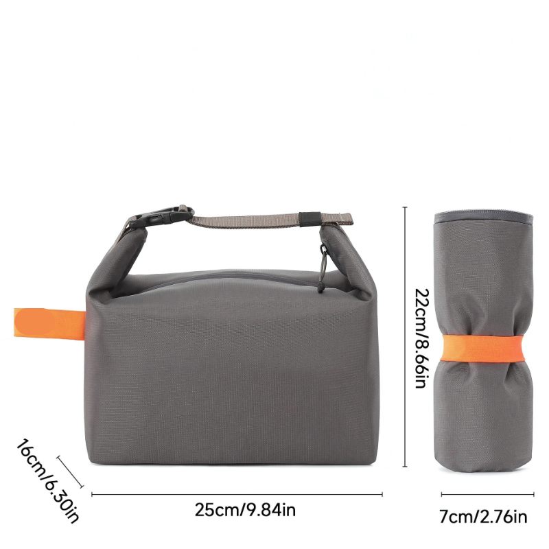 Bolsa de Almuerzo Aislada Plegable UrbanLunch – Mantiene la Comida Fresca y Estilosa en Movimiento