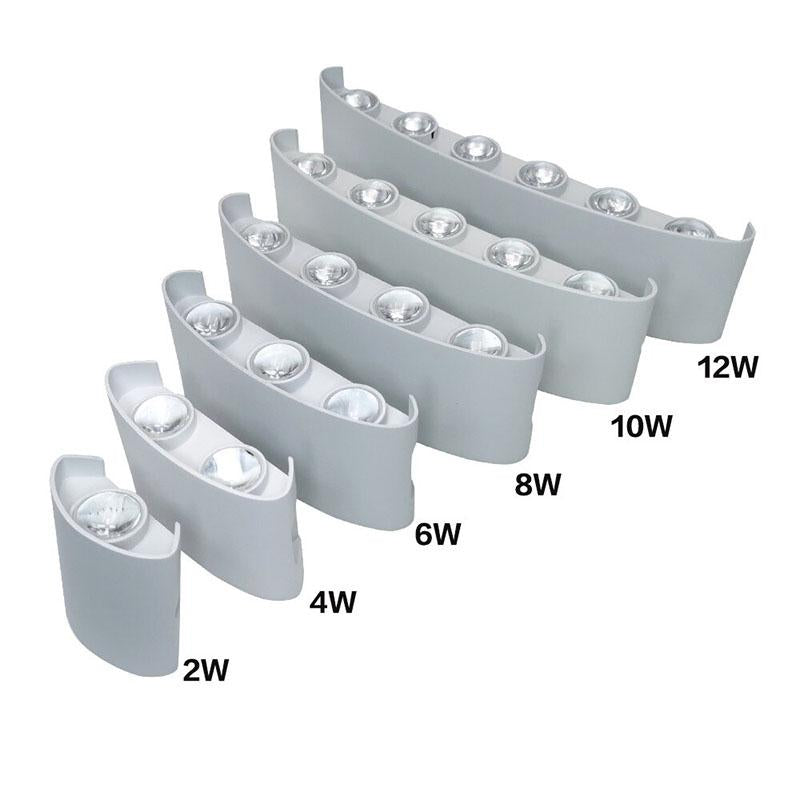 Moderna Lámpara de Pared LED Impermeable para Interiores y Exteriores | Iluminación Elegante y Eficiente Energéticamente