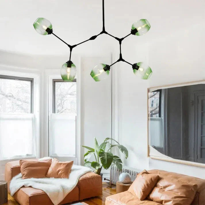 Amberlo | Lámpara colgante moderna con diseño de vidrio