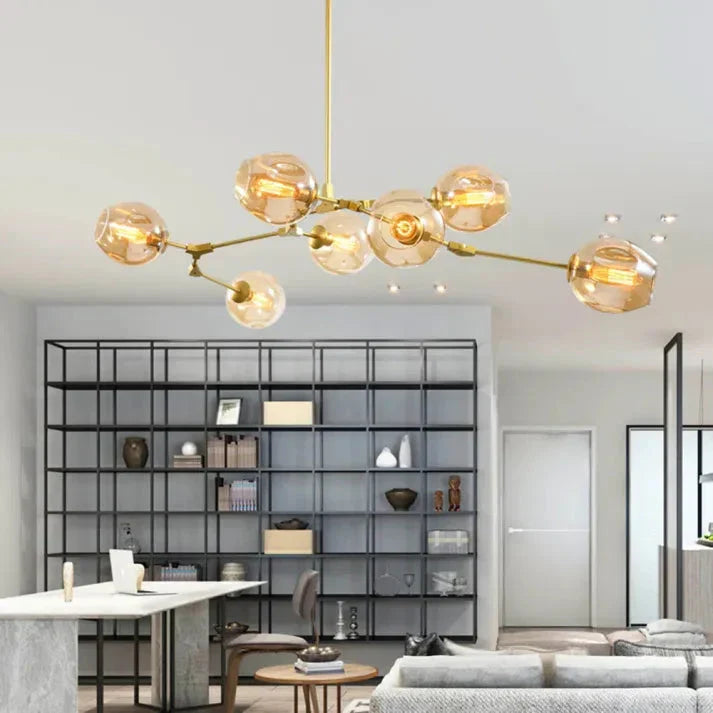 Amberlo | Lámpara colgante moderna con diseño de vidrio