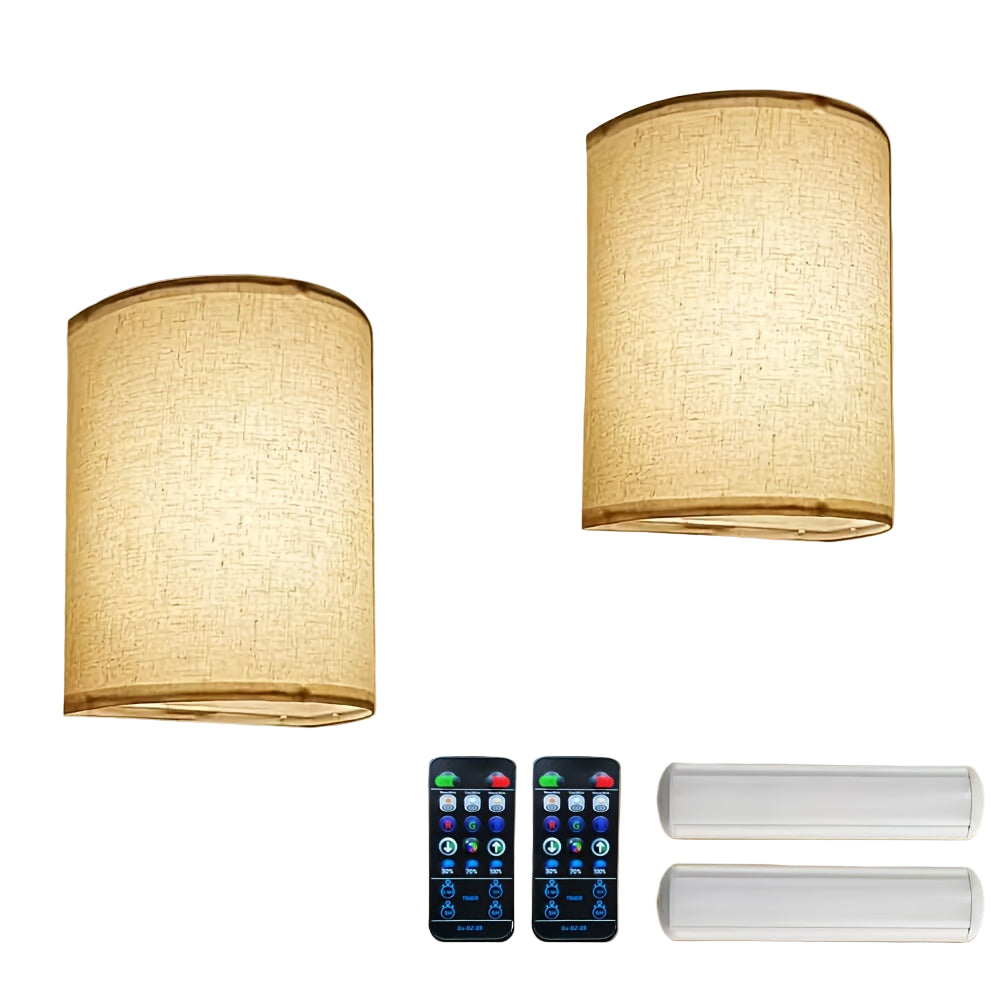 Lámpara de Pared Inalámbrica 2-Pack con Función Regulable