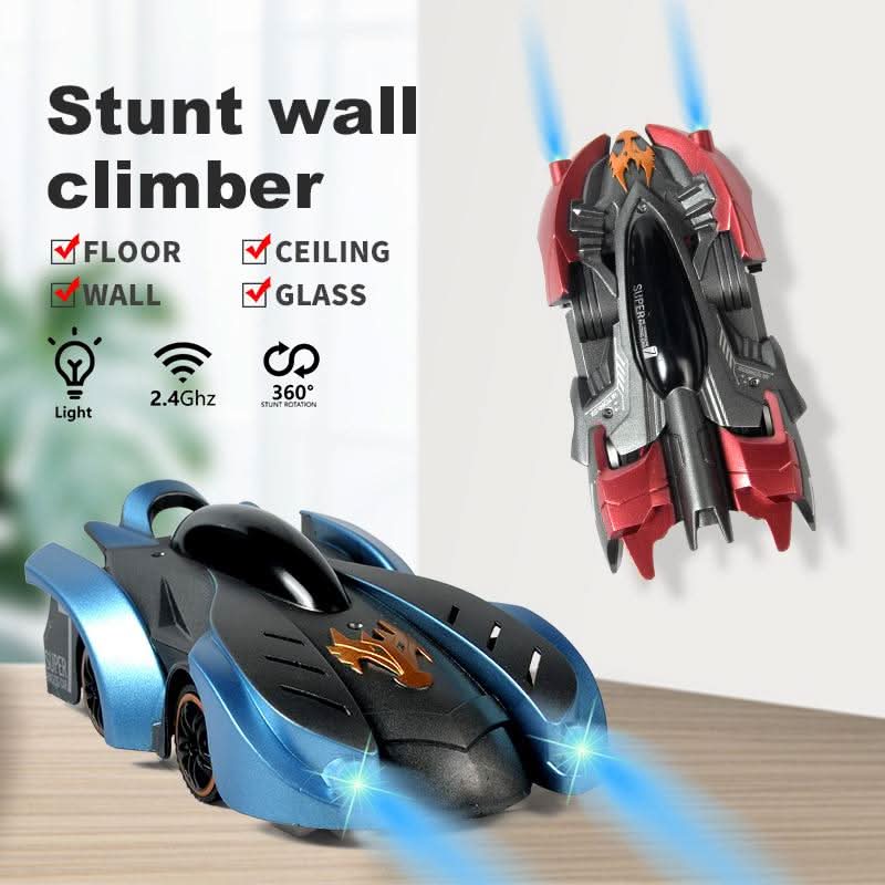 CLIMBIX – Auto de acrobacias RC para conducir en paredes y techos