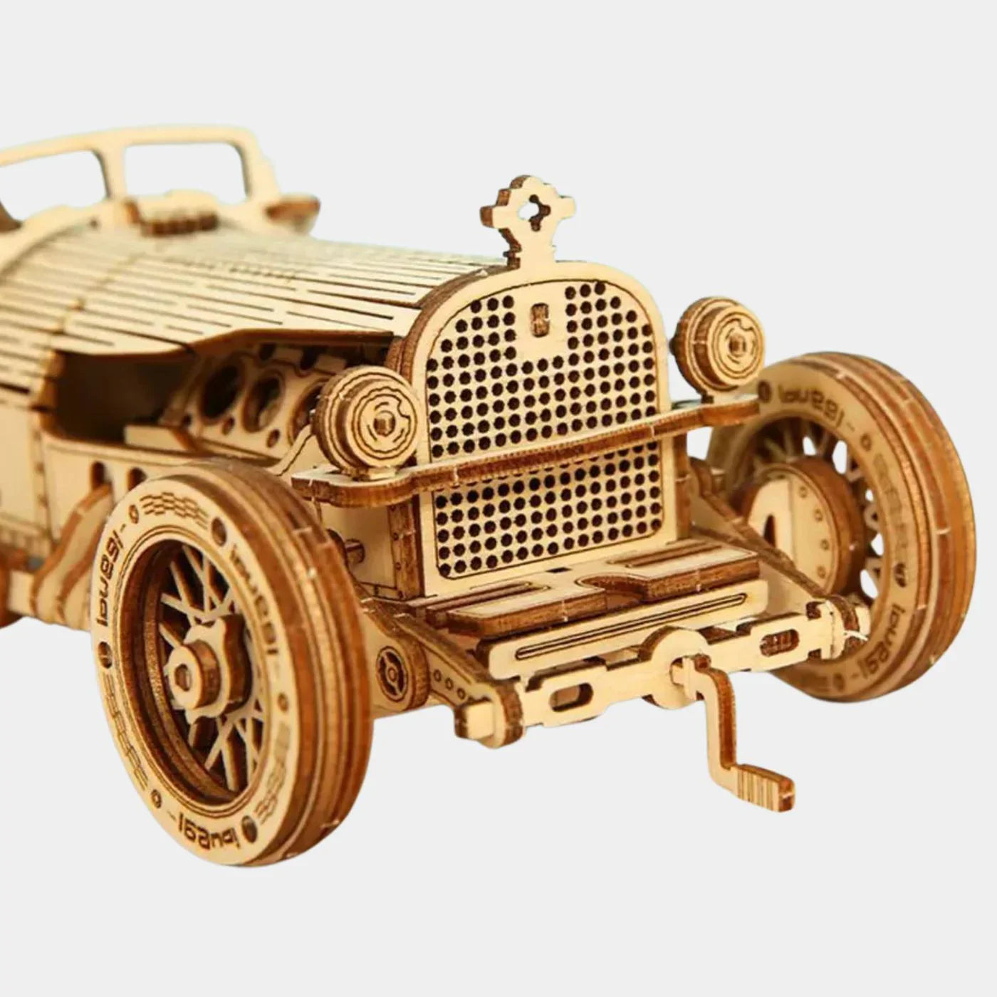 RetroRacer - Kit de construcción de coche de Gran Premio de madera