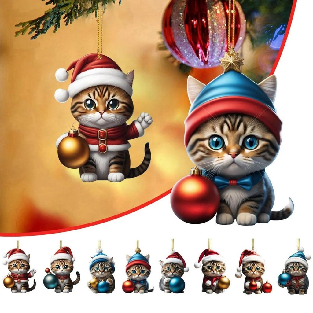 Calendario de Adviento Vintage para Amantes de los Gatos en Navidad