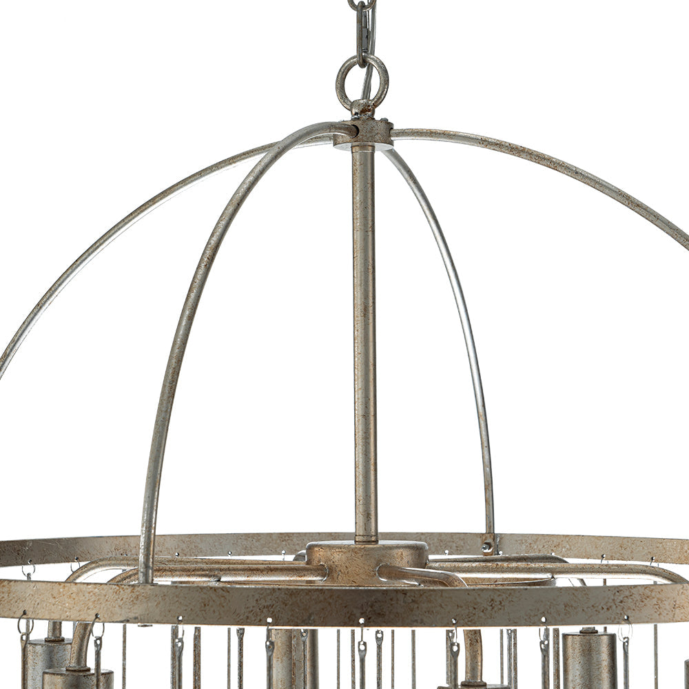 Candelabro de Cristal de Vidrio Vintage Luxe