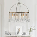 Candelabro de Cristal de Vidrio Vintage Luxe
